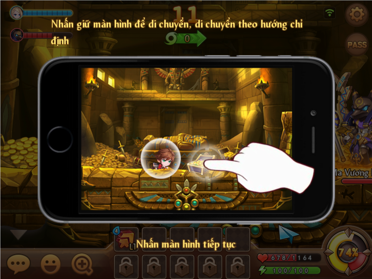 Hướng dẫn di chuyển